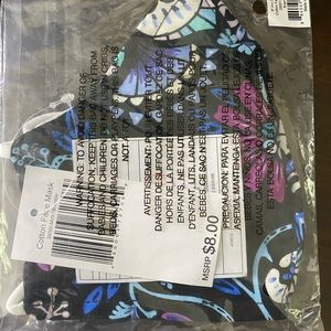 Vera Bradley Face Mask with 2 pack filter